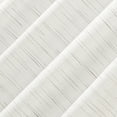 thumbnail image 2 of Sun Zero Sylvan Slub Stripe Thermal Blackout Rod Pocket Curtain Panel, 40"x63", White, 2 of 6