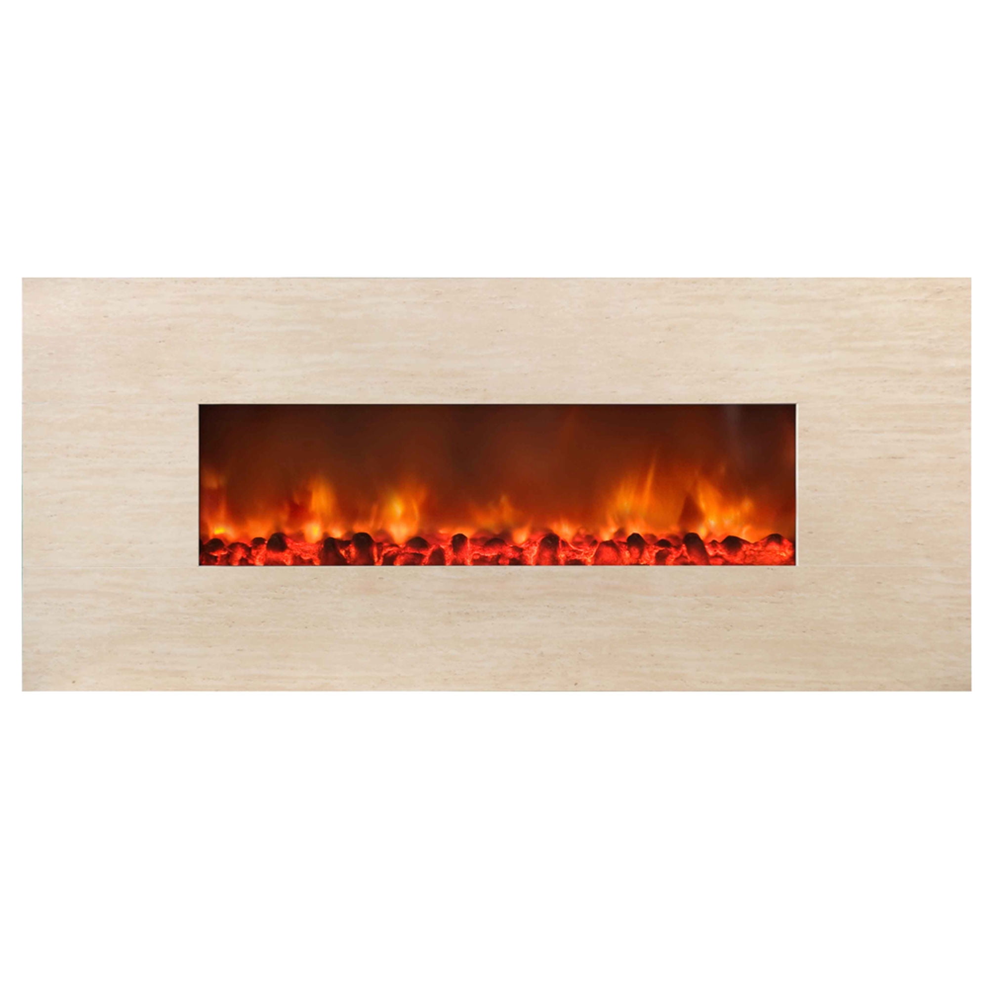 Yosemite Home Decor Adobe 59 Wall Mount Electric Fireplace