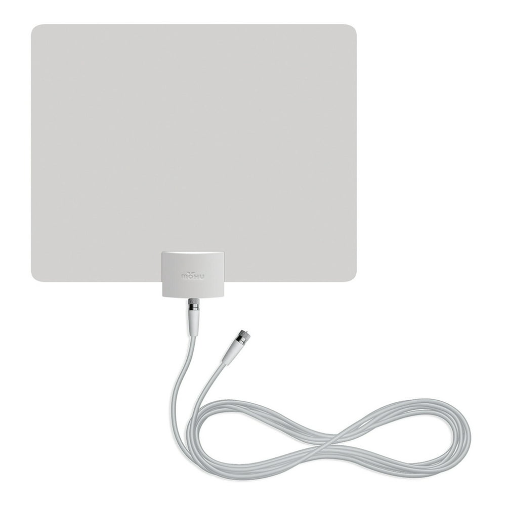 Mohu Leaf Plus Amplified Indoor TV Antenna, 60Mile Range, UHF/VHF