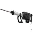 thumbnail image 2 of Demolition Jack Hammer, 2800W Heavy-Duty Electric Concrete Breaker, 1200 BPM with Point Chisel, Flat Chisel, Carrying Case & Safety Gloves for Concrete Demolition, Walls, Bricks, Tiles, Foundations, 2 of 10