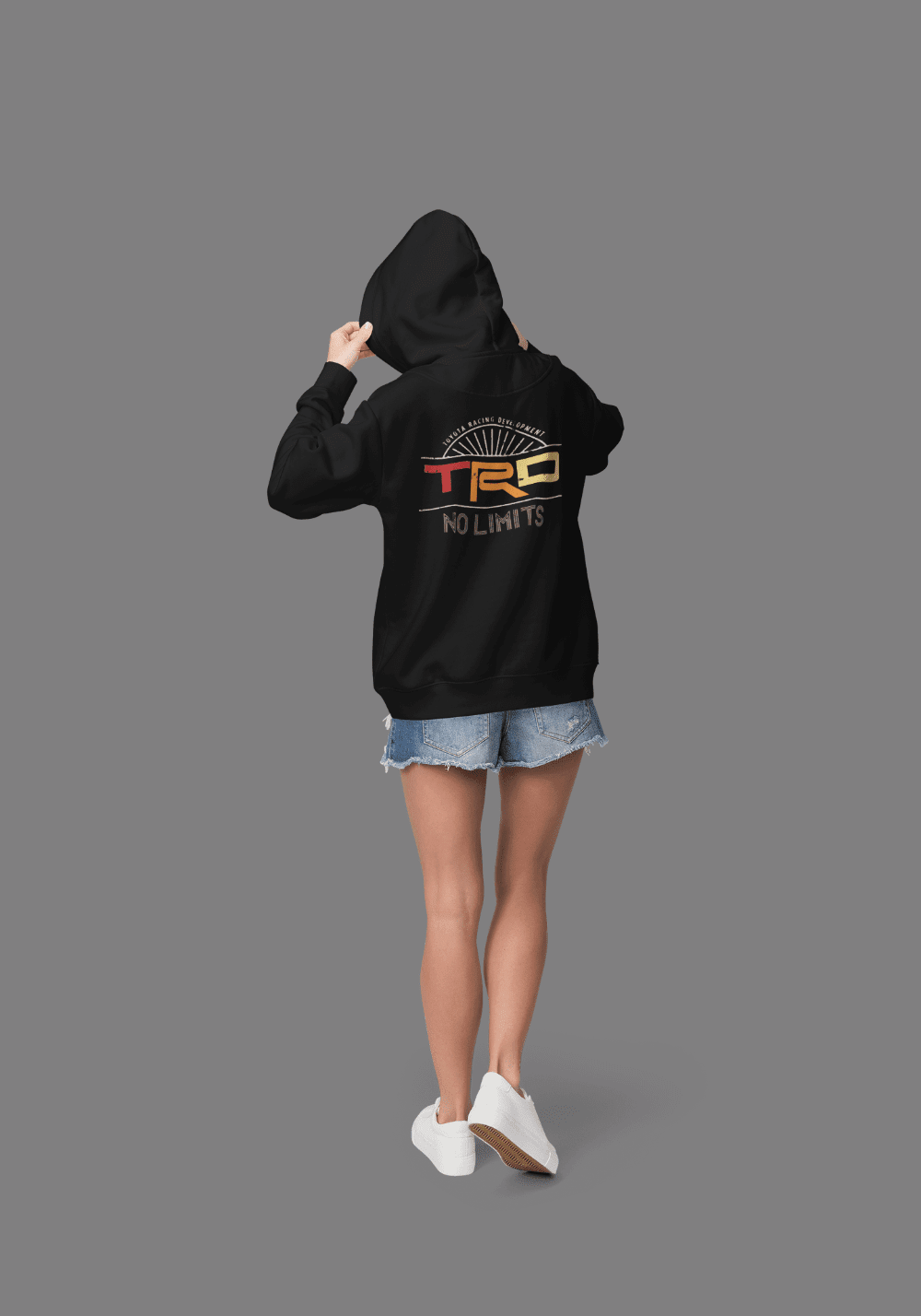 Toyota Zip-Up Hoodie-Toyota Racing Development No LImits