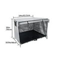 thumbnail image 2 of 210D Portable Foldable Pet Tent Kennel Fence Puppy Shelter Easy To Use Outdoor Easy Operation Large Dog Cages Cat Fences Gray 63.5 * 48Cm, 2 of 8