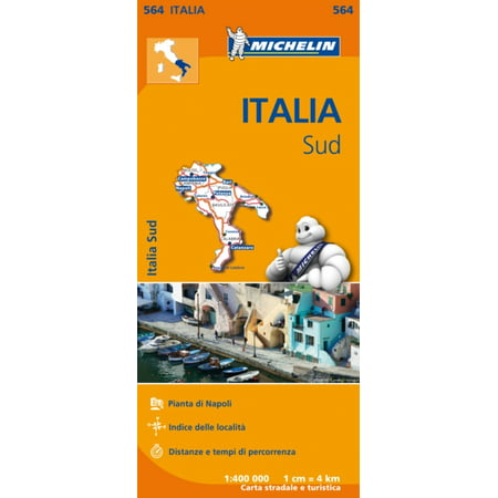 Italy South Regional Map 564 (Michelin Regional Maps)