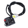 thumbnail image 1 of Motorcycle Handlebar Switch, ABS Plastic 7/8in Motorcycle Handlebar Switch  For Headlights For Low Beams For Horn Buttons For High Beams, 1 of 8
