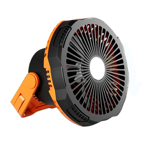 Camping Fan with Light Portable 4000mAh Fan USB Rechargeable Outdoor Fan USB Fan for Bedroom Tent Travel