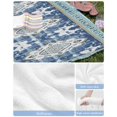 thumbnail image 6 of Blue Boho Beach Towels Oversized Super Absorbent, Farmhouse Bohemian Medallion Oriental Flower Lightweight Bath Towel Quick Dry Sets For Bathroom/Pool/Rv Camping/Beach Play/Gym Room/Picnic 35"x70", 6 of 8