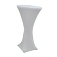 thumbnail image 3 of 3 Uds Estiramiento Cóctel Poseur Barra Seca Spandex Cubierta De Mesa Tela Decoración Blanco Sunnimix Decoración banquete mantel, 3 of 8