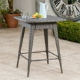 thumbnail image 3 of Noble House Puerta Modern Mixed Black Wicker / Rattan Bar Table, 3 of 12