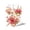 B, variant on Static Cling Window Stickers Reusable Translucent Film Floral Design No Glue Easy Apply Home Classroom Seasonal Glass Decor