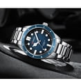 thumbnail image 2 of CURREN 8450 Men's Quartz Watch Business Blue Green Clock Analog Display Stainless Steel Strap Wrist Watches for Male, 2 of 3