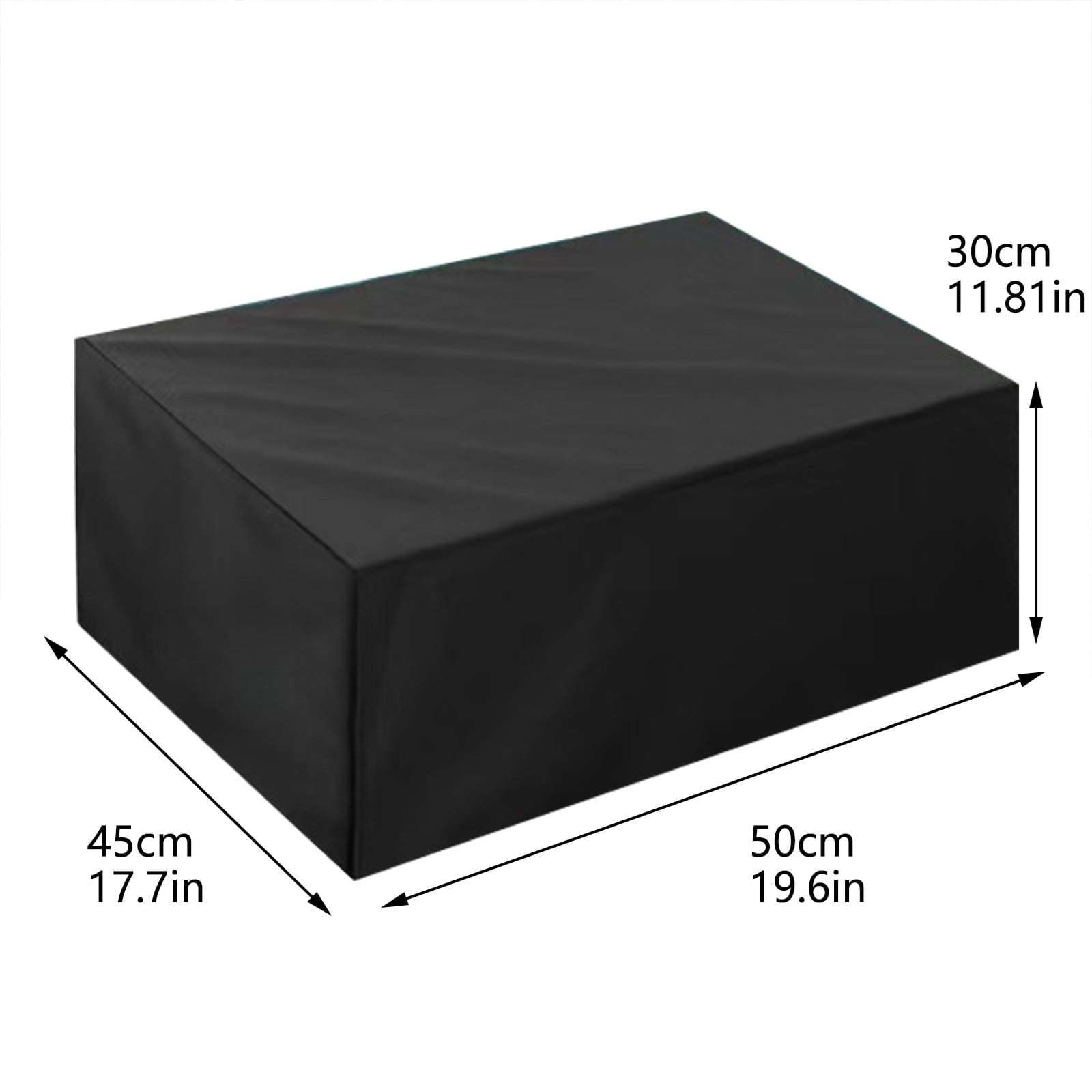 Outdoor Furniture Cover, Waterproof Patio Furniture Cover for Lawn and Garden, Heavy Duty UV-Proof Breathable Dust-Resistant Protector for Tables, Chairs, and Sofas (Black)