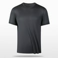 thumbnail image 3 of Hvyesh 4 Pack Workout Mens Shirts Quick Dry Short Sleeve Shirts for Men Muscle Moisture Wicking Tees Gym Lightweight Crewneck Sports Tops, 3 of 8
