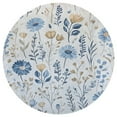 thumbnail image 3 of Floral Colorful Flower Washable Round Rug -Circle Area Rugs for Nursery Bedroom, Vintage Non Slip Non Shedding Low Pile Carpet for Living Room Coffee Table Entryway, 3 of 6