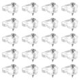 thumbnail image 2 of SHISUYAN 20 Pcs Mirror Holder Clips Plastic Fixing Clips with Screws for Fixing Mirror Cabinet Door, 2 of 8