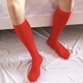 thumbnail image 2 of [Stretchy Breathable] Stretchy Breathable | 1 Pair Men's Candy-Colored Velvet Calf Socks, 2 of 8