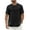 1Black, variant on Linen Shirts For Mens，Summer Crew Neck Tee Button Down Short Sleeve Tops Plain Basic Athletic Shirt Ultra Soft Loose Fit Textured Tees Shirts Workout Running Gym Blosues Outfits