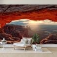 thumbnail image 7 of Wallpaper Arch Sunrise Canyonlands National Park Utah Peel and Stick Wall Murals 100"H x 144"W Removable PVC Wall Paper Self-Adhesive Wall Paintings Art Decor for Bedroom Living Room, 7 of 7