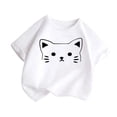 thumbnail image 3 of TZEWGL Hauts pour Enfants Été Imprimé Dessin Animé Manches Courtes Col Rond Blouse pour Enfants Taille 4-5T, 3 of 6