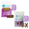 thumbnail image 3 of Tru-Colour Skin Tone Bandages Assorted Shapes Variety Pack - Dark Brown, 4 Pack, 3 of 6