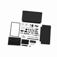 thumbnail image 3 of Full Housing Case Cover Shell Repair Parts Complete Replacement Kit for Nintendo 3DS XL Black, 3 of 4