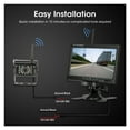 thumbnail image 3 of 7 Inch Wireless Car Monitor Screen 18 Infrared Lights Night Vision Reverse Vehicle Reversing Camera Screen For Truck RV ,Car GPS Function, 3 of 7