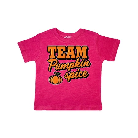 

Inktastic Team Pumpkin Spice with Cute Pumpkin Gift Toddler Boy or Toddler Girl T-Shirt