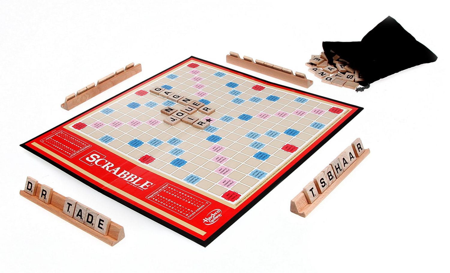 Scrabble Board Game, The Classic Crossword Game, Family Board Games for Adults and Kids, Word Games for 2-4 Players, Ages 8 and Up - French Version