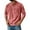 Pink_002, variant on Domuza Mens Henley Long Sleeve Shirts Vintage Washed Distressed Cotton Shirts Casual Loose Fit Button Down Lapel Pullover with Pockets Army Green 2XL
