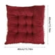 thumbnail image 3 of Funda de almohada de pana de color liso con encaje para silla. Cojín de asiento multicolor. Personalizable para sillas. Cojín de fibra de poliéster., 3 of 6