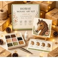 thumbnail image 6 of 1 PCS Woodland Mosaic Art Diy Kit, 2026 New Beginner Friendly Forest Animal Mosaic Craft Set, Complete Tile Supplies, Handmade Cottagecore Home Decor & Unique Holiday Gift for Nature Lovers(Horse), 6 of 7