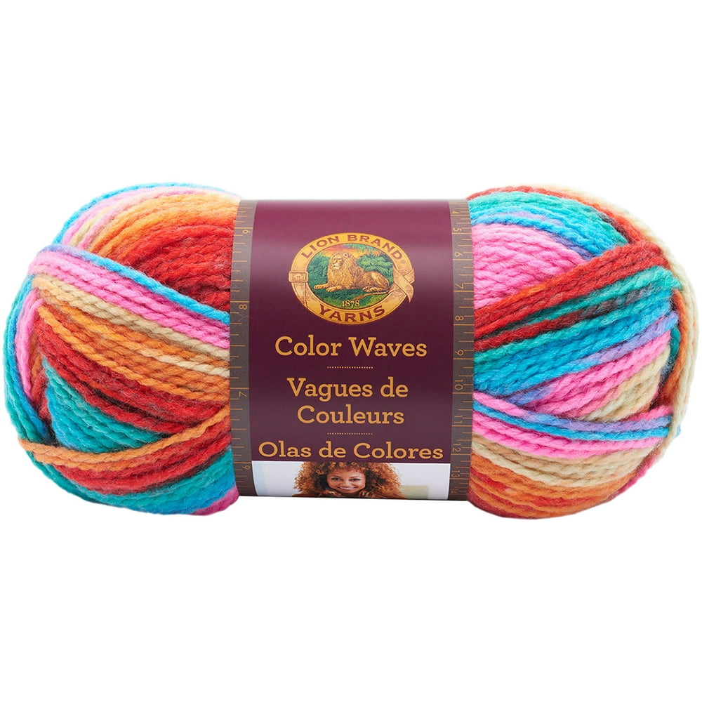 Lion Brand Color Waves Yarn-Ocean Drive - Walmart.com - Walmart.com