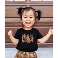 thumbnail image 2 of Pre-K Crew Shirt for Girls Colorful Retro First Day of School Tee for Kids Black Shirt 5-6, 2 of 5