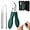 Green, variant on Eagle Beak Beveled Nail Clippers,Wide Jaw Opening Anti-Splash Slanted Nail Clipper,Edge Nail Clippers 3-Piece Set,Long Handle Wide Jaw Opening Anti-Splash Slanted Nail Clipper for Men Women(Black)
