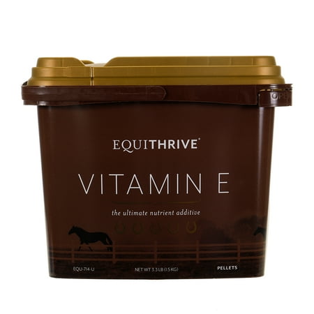 UPC: 0852381002810 | Equithrive Vitamin E Pellets 3.3lb