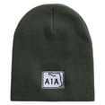 thumbnail image 5 of Highway A1A Embroidered 8 inch Acrylic Short beanie - Grey OSFM, 5 of 5