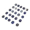 thumbnail image 4 of Juego de 25 uds de piedras de runas naturales, exquisitas runas talladas, piedras de meditación para oración, adivinación, curación, lapislázuli, 4 of 5