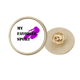 thumbnail image 1 of Equilibrado como deportes Fitness bicicleta Broche de oro metálico circular, 1 of 3