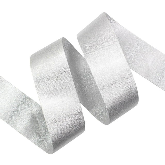 LCXmlly Bouquet Wrapping Ribbon DIY Glitter Ribbon Roll Gradient Design Wedding Flower Wrapping Bowknot