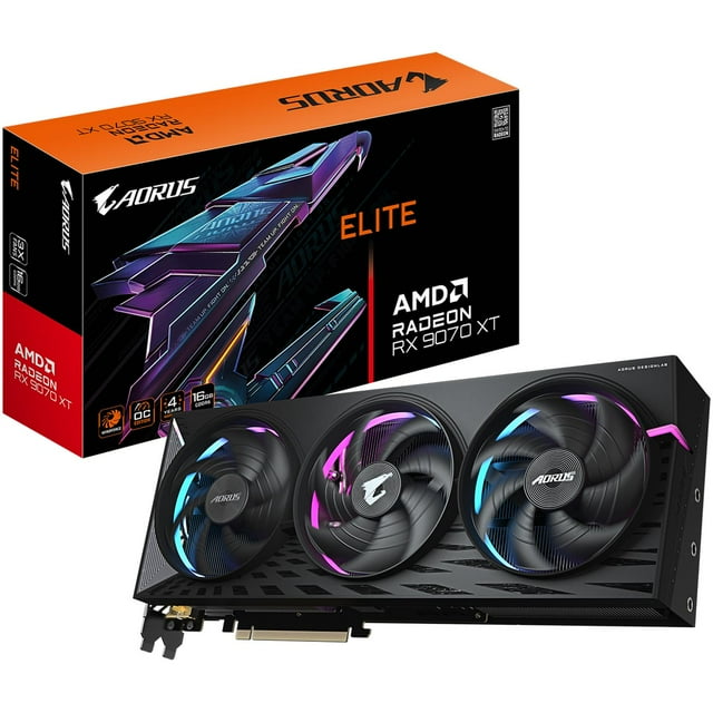 Tarjeta de Video AORUS Radeon RX 9070 XT ELITE 16GB GDDR6
