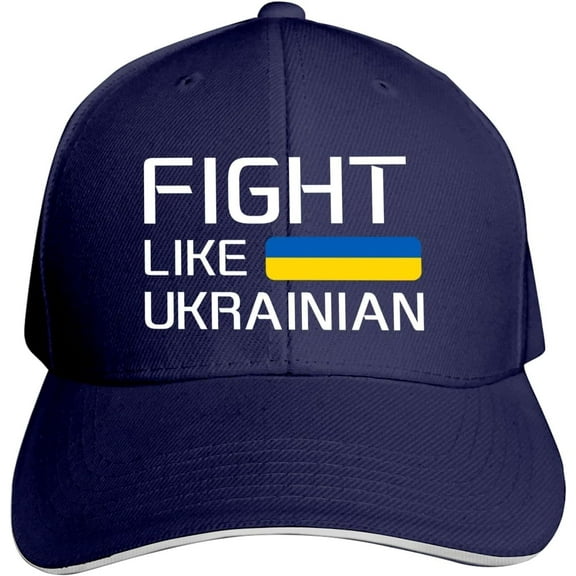 Fight Like Ukrainians ​Ukraine Baseball Caps Sun Hat Hiphop Hats Adjustable Size for Men Women