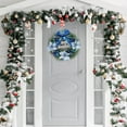 thumbnail image 5 of Christmas Wreath Indoor/Outdoor, Front Door/Wall Decor, Classic Colors, Festive, Gift for Holiday Parties, 5 of 6