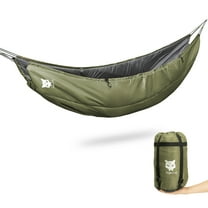 Night Cat Single 1 - Person Camping Hammock, Green