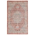 thumbnail image 7 of SAFAVIEH Kenitra Zlata Floral Bordered Polyester Area Rug, Red/Blue, 4' x 6', 7 of 7