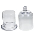 thumbnail image 4 of EeaseMX 1 juego de portavelas decorativo moderno de cristal, vaso de cera multiusos, 4 of 8