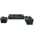 thumbnail image 4 of Miekor Furniture Modern Sofa Couch, 3 Piece Set Extra Deep Seat Sectional Sofa for Living Room, Oversized Sofa, 3 Seat Sofa, Loveseat and Single Sofa, Gray Chenille 57306, 4 of 14