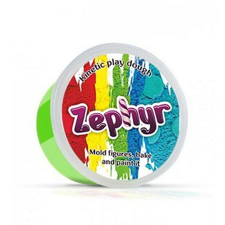 Zephyr Green - Zephyr, Kinetic Play-doh in containers (Green) Kinetic Sand Modeling Plasticine Polymer Clay Could be Baked