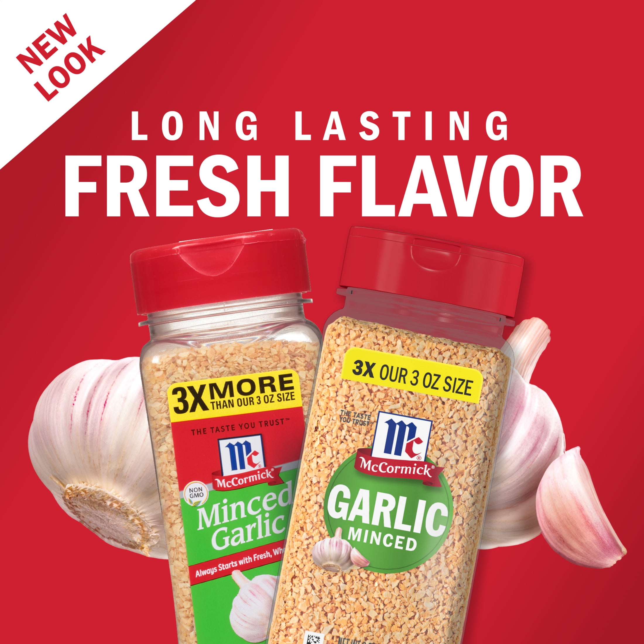 (6 pack) McCormick Kosher Minced Garlic, 9.0 oz Bottle