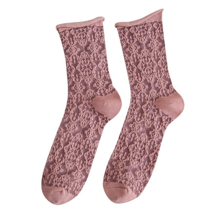 

NRUDPQV Women New Socks Rolled Edge National Wind Tube Socks Japanese Retro Socks
