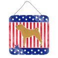 thumbnail image 1 of Caroline's Treasures USA Patriotic Shar Pei Impresiones para colgar en la pared o en la puerta BB3352DS66, 6 x 6, multicolor Caroline's Treasures BB3352DS66, 1 of 1