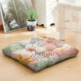 thumbnail image 2 of Square Dutch Velvet Meditation Pillow 22 Inch, Bohemian Style Cushion for Yoga and Reading, 2 of 7